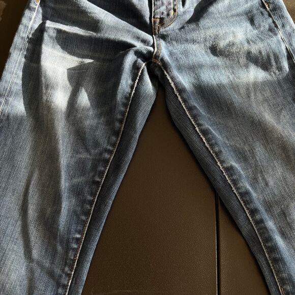 Madewell Cali-Demi Boot Jeans raw hem dark wash - Picture 7 of 8